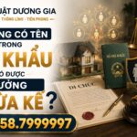 Không có tên trong hộ khẩu có được hưởng thừa kế không?