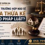 Những trường hợp nào sẽ chia thừa kế theo pháp luật?