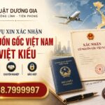 Dịch vụ xin xác nhận nguồn gốc Việt Nam cho Việt kiều
