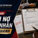 Mẫu giấy đòi nợ cá nhân nhanh, chuẩn và hiệu quả