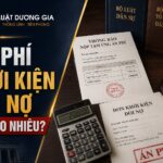 Án phí khởi kiện đòi nợ, thu hồi nợ là bao nhiêu tiền?