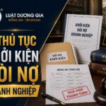 Hướng dẫn thủ tục khởi kiện đòi nợ doanh nghiệp