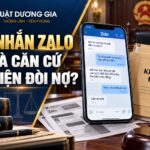 Tin nhắn Zalo có làm căn cứ kiện đòi nợ được không?