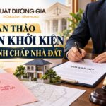 Luật sư soạn thảo đơn khởi kiện tranh chấp nhà đất