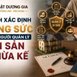 Cách xác định công sức cho người quản lý di sản thừa kế